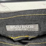 Bisou Bisou  Dark Wash A-Line Denim Maxi Skirt with Side Slit Size 10 (B19) Photo 5