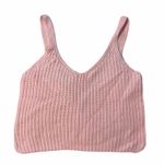 American Apparel NEW  Knit Light Pink Cropped Tank Photo 0