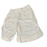 Prologue  Culottes Wide Leg Cropped Pleated Casual‎ Shorts Beige Size 6 Photo 0