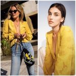 Realisation Par 💕💕 The Stevie Top ~ Sunflower Yellow Print XS Photo 9