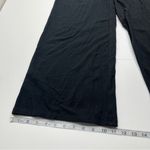 Eileen Fisher Wide Leg Full Length Pant Pull-on Small Black Organic Cotton NEW Photo 9