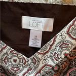 Loft Ann Taylor  V-neck Empire Waist Cinch Tie Boho Tank Top, Sleeveless Photo 10