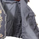 TanTrums Wool Floral Embroidered Vest Women's 70% Wool Cottagecore Boho 1990s L Blue Size L Photo 10