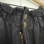 Princess Polly  Open Road Paper bag Waist Jeans Black distressed pockets paperbag Photo 3