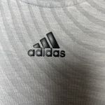 Adidas ‎ Women Gray Heathered Sleeveless Athletic Tank Top Heat Ready Size L Photo 7