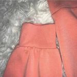 Athleta  Womens XS Orange Solid Long Sleeves V-Neck Athletic T Shirt Pullover Photo 2