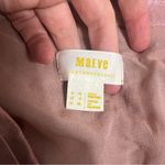 Anthropologie  Maeve Paulina Pleated Midi Skirt shimmer pink Sz 6 blush Photo 7