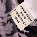 Band of Gypsies Boho Kimono Cover Up Duster Sheer Black Floral Oversized Size S Photo 5