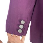 Ted Baker  Kclara Relax Fit Blazer Jacket Patch Pocket Purple Size 3/ 8 Photo 9