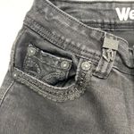 Western Blue Black Jeans Bootcut Rhinestone Embellished Denim Jeans Sz 26 Photo 7
