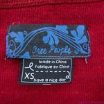 Free People red and yellow stripes wool cotton blend sweater dress, XS Photo 13