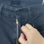 MOTHER Looker High Waisted Skinny Jeans Guilty Party Tuxedo Stripe Women’s 24 Black Photo 10