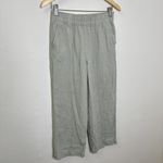 Madewell Breezewoven Pull On Linen Blend High Rise Straight Leg Pants Size Small Photo 8