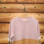 Madewell  Striped Roll-Trim Waffle Pullover Sweater in Cotton-Merino Yarn Photo 4