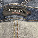 Torrid  Women's Plus Size 18 Skinny Crop Jeans Light Wash Blue Photo 5