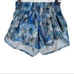 Lululemon Tracker Short Sz 4 Blue Sun Dazed Print Athletic 4” Inseam Photo 5