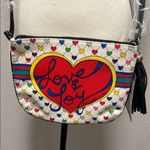 Brighton HOLIDAY LOVE & JOY Purse rainbow hearts bow Tassel Limited Edition New Photo 2