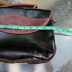 Vintage st. Borse Purse Pocketbook Black Brown Leather? Western Photo 10