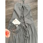Show Me Your Mumu NWT Godshaw Goddess Gown Bridesmaid Dress Charcoal Size L Photo 6