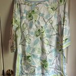 Gretchen Scott  Designs Floral Swim Coverup - Green and Blue Photo 2
