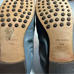 Tory Burch Lamb LeatherGray Ballet Loafers W/Elastic Backs Sz 7.5-VGUC Photo 7