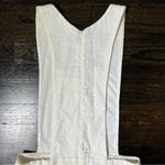 ZARA  White Textured Back Zip Dress Photo 7