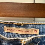 Levi's Levi’s Ribcage Straight Ankle Jean High Waist Button Fly Medium Wash 27x27 Photo 3