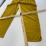 ZARA Pants Women X Small Yellow Tie Waist Crop Ankle Smocked Coastal Preppy Photo 8