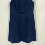 Alex Marie Alex/Marie Women's Navy‎ Blue Shift Sleeveless Lined Career Dress Size 12 Photo 3