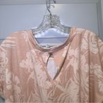 Cato  Tan/Beige Scoop Neck Short Sleeve Knit Romper size M Photo 8