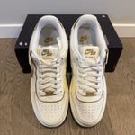 Nike Air Force 1 Shadow White Gold Photo 3