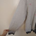 Northern Reflections  Vintage Size XL Sweater Cotton Embroidered Floral Flowers Photo 6