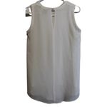 CAbi Women's  3095 White Polyester Work Business Casual Sleeveless Blouse Size XS Photo 3