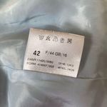 Horst Basler Baby Blue Suede Button Shirt Top Size Large Photo 6