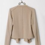 BKE Beige Open Front Draped Jacket Flyaway Cardigan RED BY Sz XS Photo 4