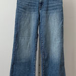 Hudson Rosalie SPL Wide Leg Jeans sz 27 Distressed Denim Minimalist Preppy Blue Photo 0