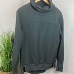 Apana  Gray  Long Sleeve Cowl Drape Neck Sweatshirt L Large Photo 0