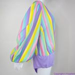 Eloquii NEW  rainbow‎ Stripe Surplice Bodysuit, size 18 Photo 9