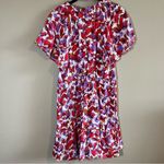 Anthropologie ✨ Robin Tiered Mini Dress Purple Red XSP Photo 5