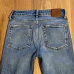 ANINE BING  gabe jean medium wash straight leg ankle distressed size 25 Photo 9