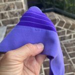 Hanes Comfy Purple Striped Sports Bra Photo 6