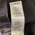 French Connection Silver Metallic Drape Faux Wrap Mini Dress Long Sleeves size 4 Photo 9