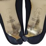 Adrianna Papell Jude Heels Shoes 7.5 Wide Black Satin Lace Special Occasion Photo 7