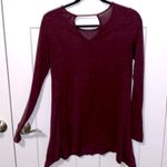 Maurice's Burgundy Pocketed Tunic Photo 1
