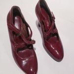 Aquatalia Red Patent Leather Pumps Heels Shoes Photo 2
