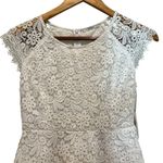 Acemi Full Lace Crochet Midi Dress Ivory Sz S Wedding Formal Party Cottage NEW Photo 1
