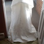 Casablanca White Lace Bridal Wedding Dress SIZE 4 Photo 4