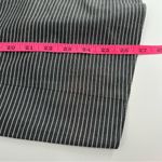 Lafayette 148  cotton poplins pinstripe button down shirt gray white sz 16 Photo 5