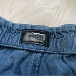 Mother The Triple Running Mate Cotton Shorts Blue (Small) Photo 2