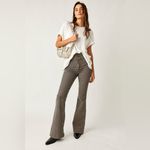 Free People  Jayde Railroad Flare Jeans - Train Car Stripe 25 Photo 2